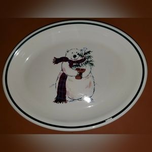 Polar bear serving plate